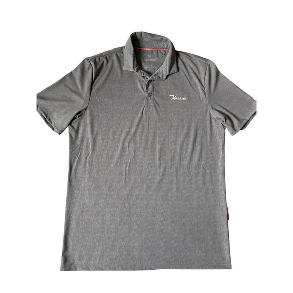 Macade Men’s Golf Polo Tee Shirt size L Gray - Picture 1 of 10